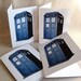 Doctor Who Tardis Greeting Card Set - Set of 4 cards - 5-1/2 X 4-1/4