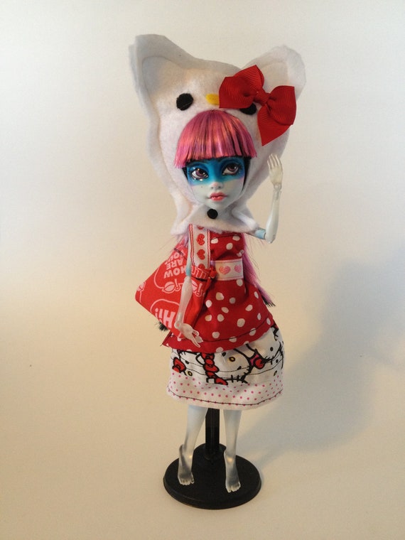 hello kitty OUTFIT ONLY monster high doll clothing variation D