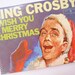 Notebook BING CROSBY vintage record I Wish You A Merry Christmas Made from an actual record cover