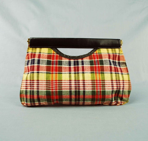 madras plaid handbags