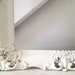 Vintage Shabby Chic Frame White Wooden Large Ornate