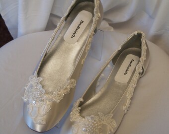 closed toe wedding flats