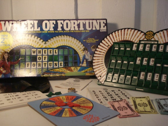 1992 wheel of fortune board game