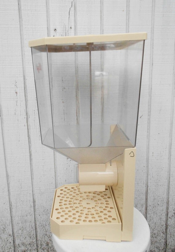 Vintage 80's Cereal Dispenser Kellogs Bulk Container