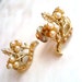 Art Deco Pearl Screw Back Earrings 1920s Vintage Jewelry