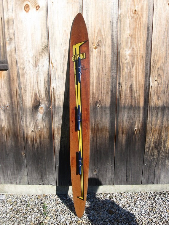 Repurposed Water Ski Towel Rack for Beach or Boat House