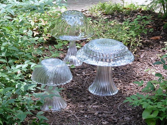 made with be can mushrooms what assembled art. with trio art Made Garden of mushrooms