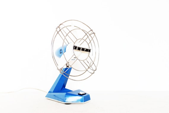 Vintage table desk fan retro mid century monaco by AnnaLouVintage