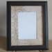 8x10 Photo Matte, 5x7 Photo Frame and Ribbon Embellishment, Wall Decor with Gold Scroll Print