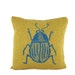 Decorative Pillow - 'Aaaah, it's an insect' pillow - soft knitted pillow - 16"x16", includes insert