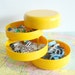 Mod Yellow Italian Desk Organizer - The Multiplor by Rino Pirovano for Rexite
