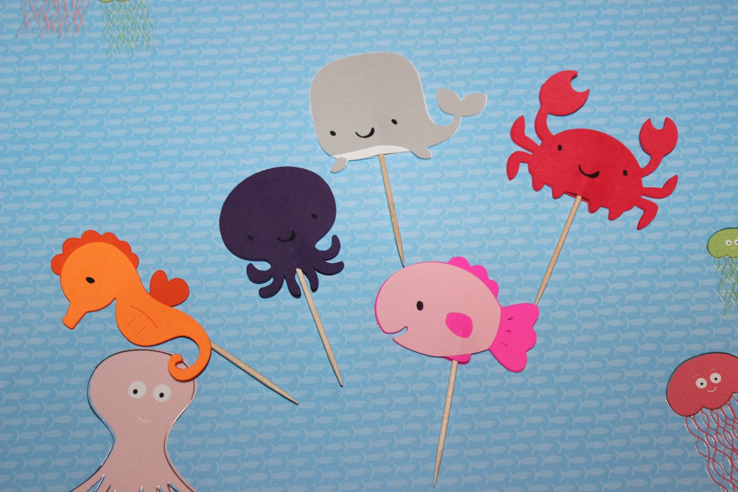 Under the Sea Cupcake Toppers
