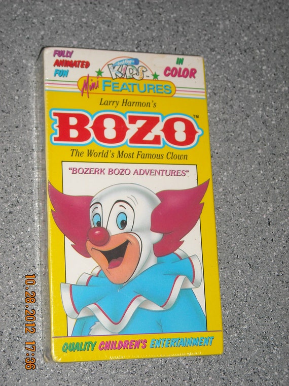 Items similar to The Worlds Most Famous Clown, Bozo The Clown VHS ...