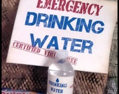 Apocalypse Survivor Drinking Bottle Wraps and Sign for the Walking Dead Printable DIY Il_170x135