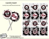 Halloween Cupcake Toppers, Tags - Instant Download Il_170x135