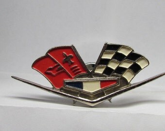 Corvette Emblem Knob Wine Bottle Stopper