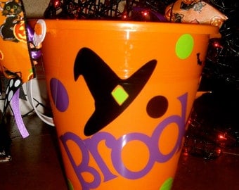 Personalized Halloween Buckets