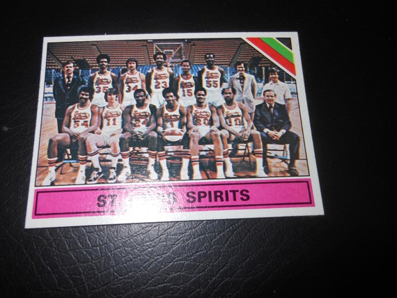rare 1975 Topps Basketball ABA Spirits Of St Louis team card