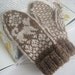 Toddler Mittens in Scandinavian Vintage-inspired Pattern NILS