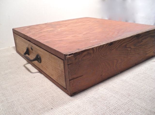 Vintage Wooden Cash Box 6