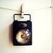 Antique flashlight 1910s (circa 1912) black rustic metal home decor