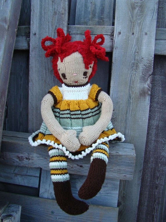 Pattern for Ameline Raggedy Lottie ragdoll doll