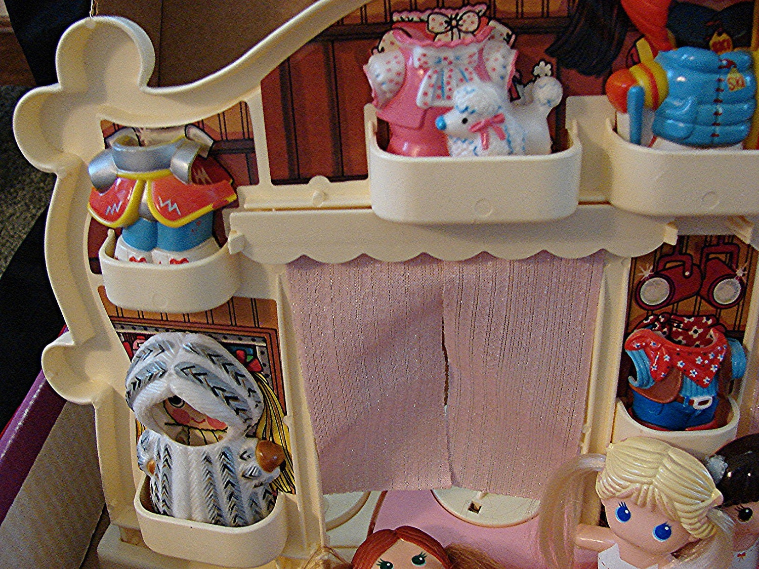 Vintage 1980s DOLLY POPS Doll Dress Show SET in Box Dolls and