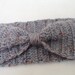 Headband, Hair Accessories, Wool Grey Headband, Hand Crocheted Headband, Earwarmer, Women Accessories, Holiday gift