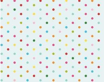 Sunny Happy Skies, Blue Dot 1 yard cut Riley Blake Designs