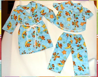 Popular items for teddy bear pajamas on Etsy