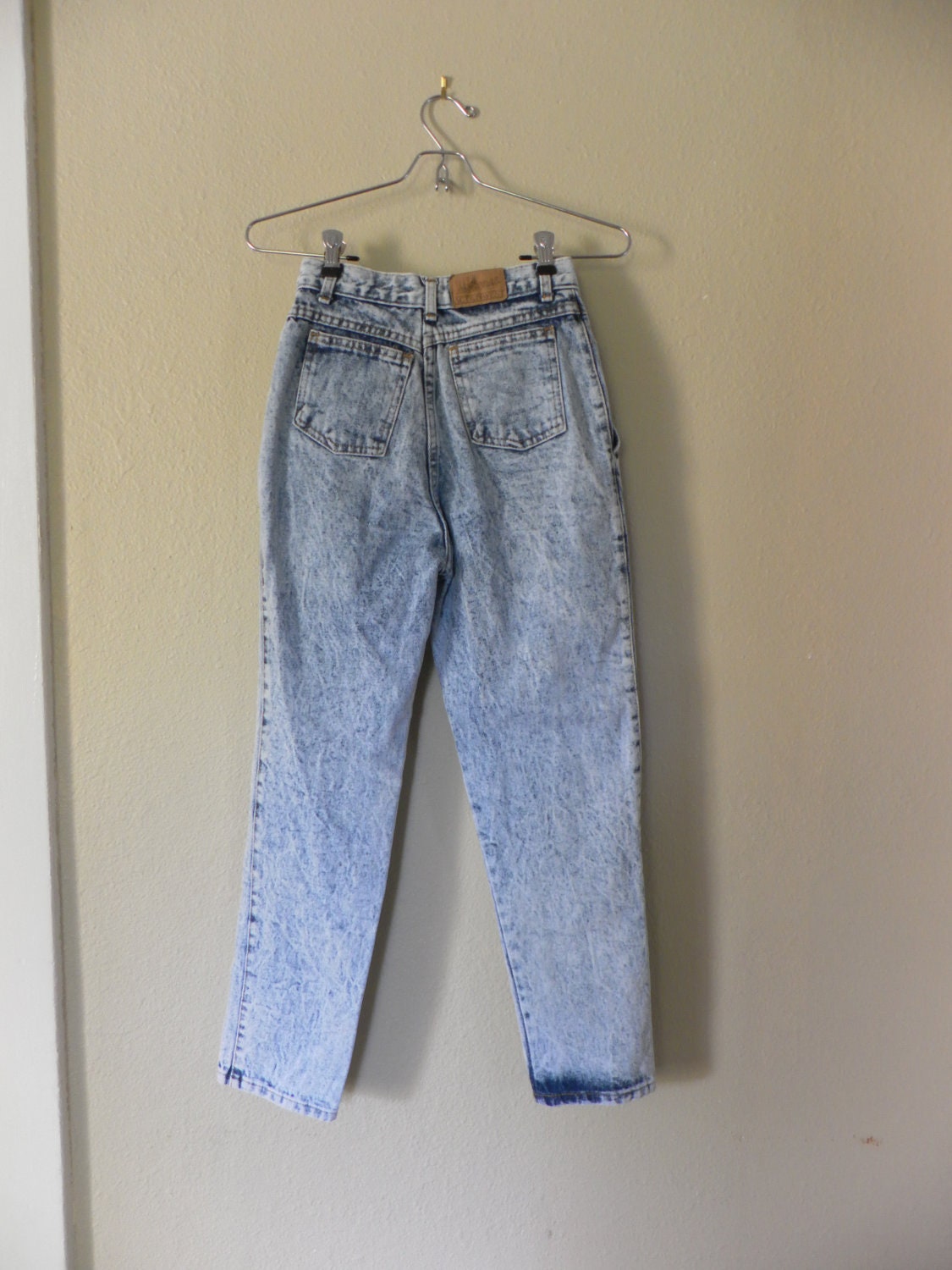 Vintage Acid Wash Jeans 1990s Fashion Action West High