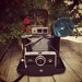 Vintage Polaroid Automatic 250 Land Camera with Flash and Case