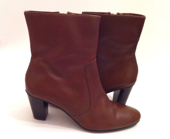 bass brown leather boots