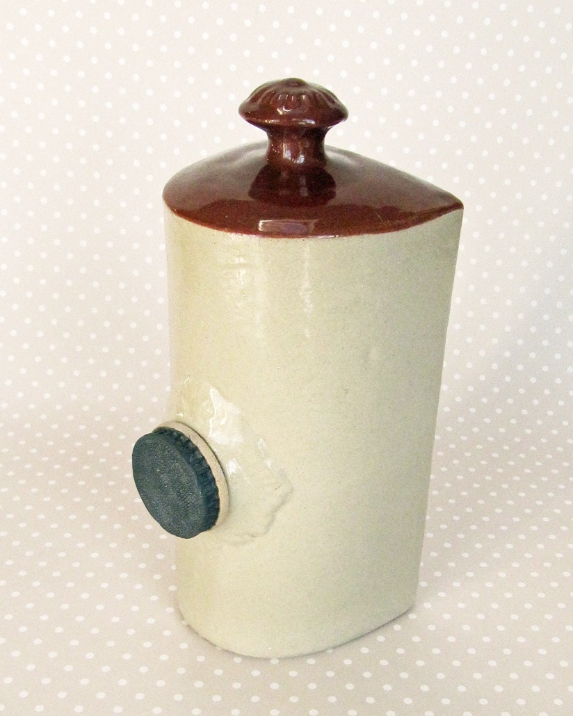 Vintage Stoneware Hot Water Bottle Bed Warmer By Lovatts
