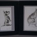 2 Scottish terrier Vintage mounted 1936 Lucy Dawson dog plates prints Unique gift
