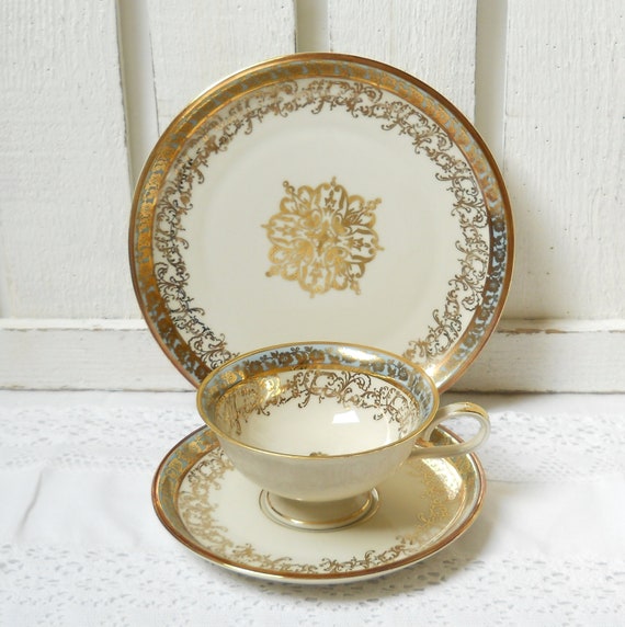 vintage tea cup tea cup trio german porcelain tea cups tea