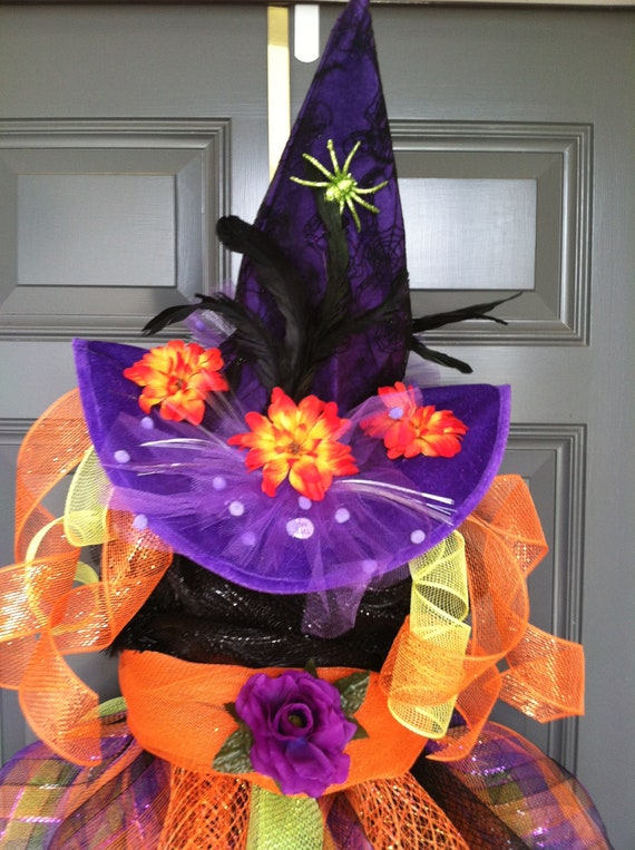 Halloween Witch front door decoration