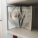 LOVE Custom Folded Book - Handmade Gift - Book Lovers - Altered Book - Wedding Decoration