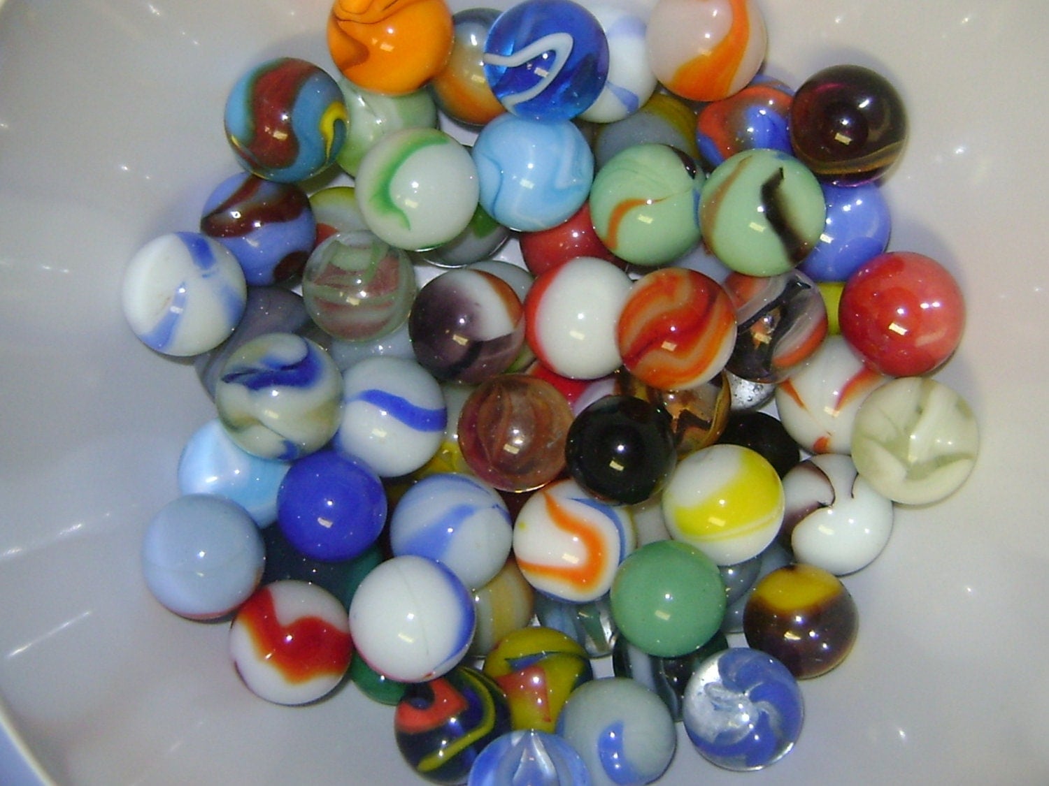 70 Vintage Akro Agate Marble Lot Vintage by Joscreativecrafts