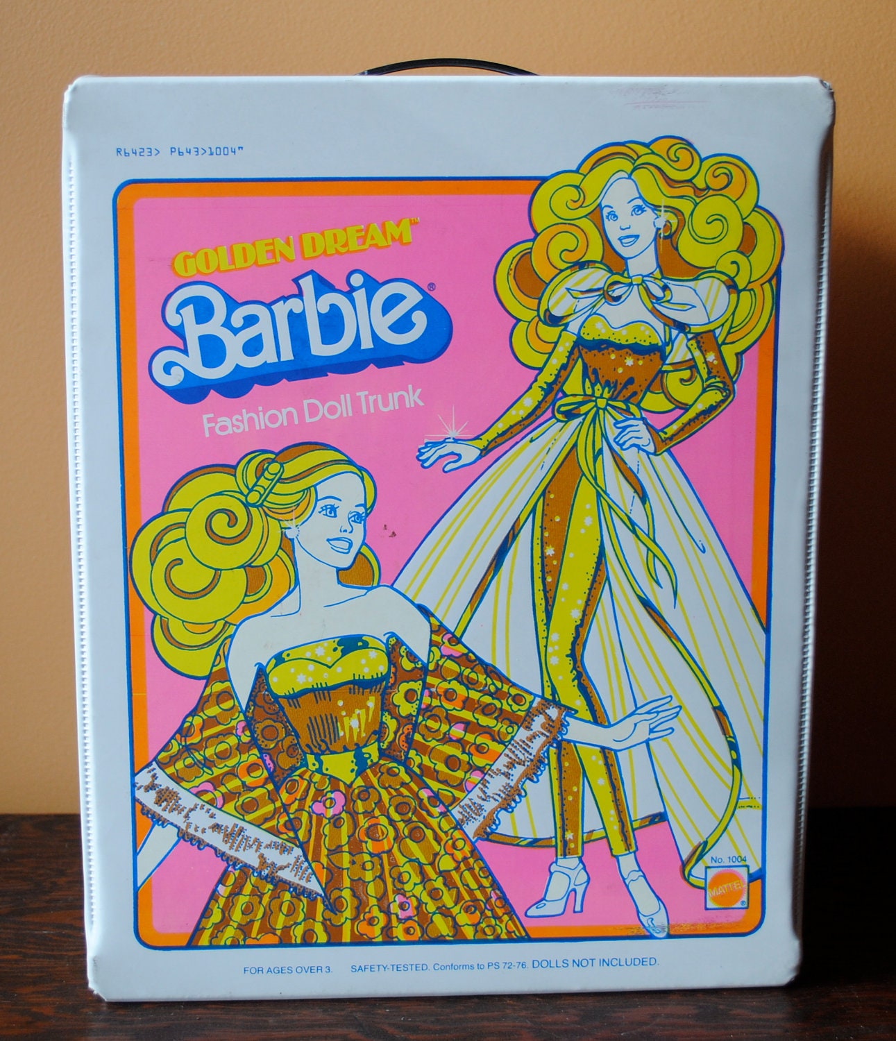 golden dream barbie fashion doll case