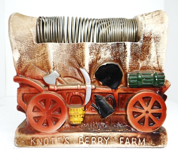 Vintage Knott's Berry Farm Souvenir Letter holder