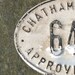 Old Antique Approved Mechanical Sign -- Chatham County