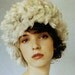 Vintage 60s MOD Lavender FEATHER Page-Boy HAT, Super Rare & Utterly Unique, all sizes