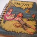 1947 Vintage The Little Golden Book of Poetry Little Golden Book Recycled Journal Notebook
