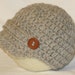 Hat, Baby Hat, Newsboy Hat, Crocheted Hat, Wool Hat, Wool Newsboy Cap, Newsboy Cap