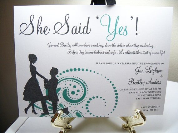 Engagement Party Invitations Etsy 5