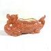 Vintage Ceramic Burnt Orange Dragon / Monster