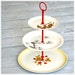 Emerson: Cake Stand, Vintage Serveware, Wedding Decorations, Fall Colors