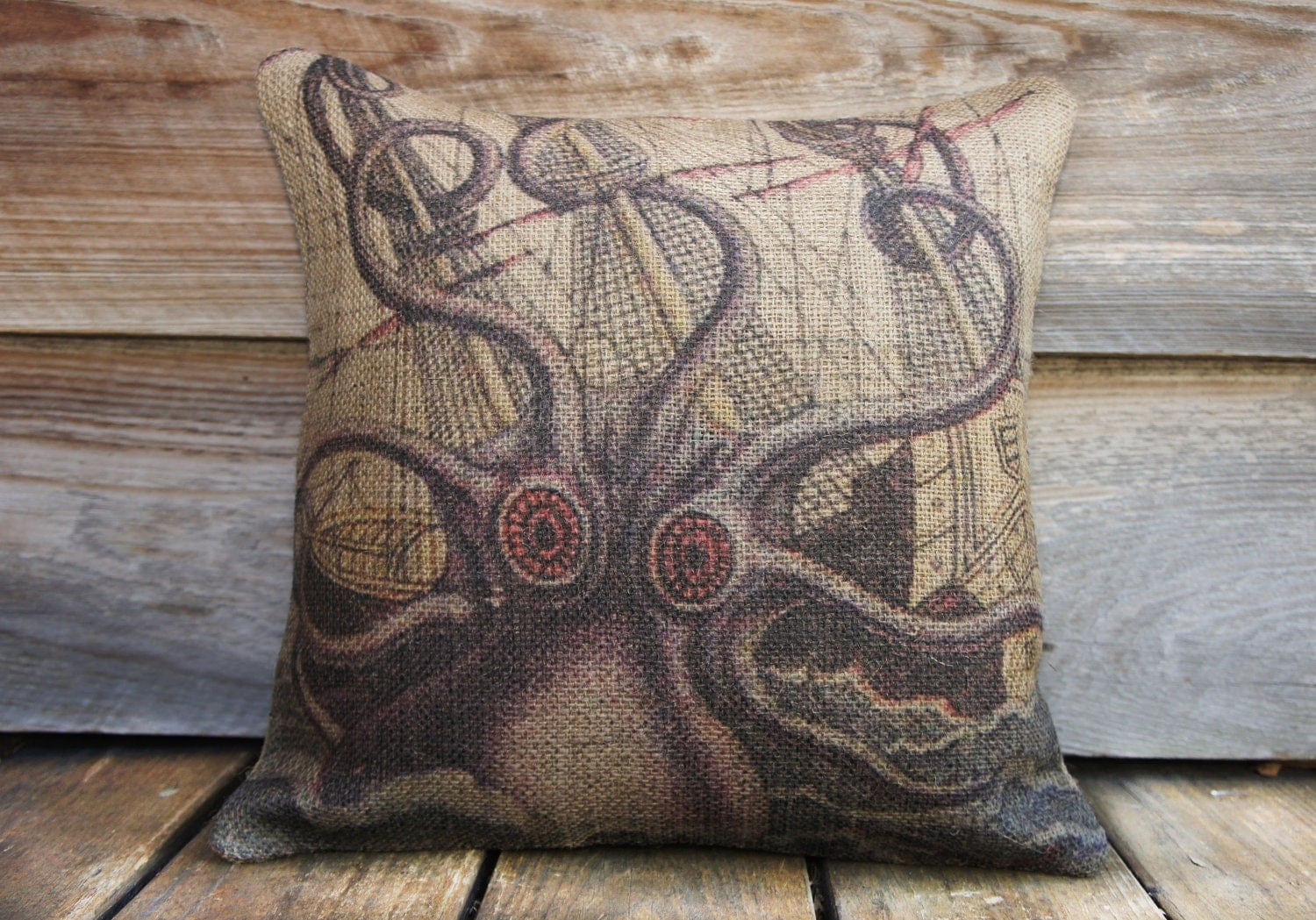 Octopus Pillow Throw Pillow Nautical Cushion Beach Decor - Octopus Pillow Throw Pillow Nautical Cushion Beach Decor Accent Pillowpurple Beige Blue octopus pillow throw pillow nautical cushion beach decor - octopus pillow throw pillow nautical cushion beach decor accent pillowpurple beige blue