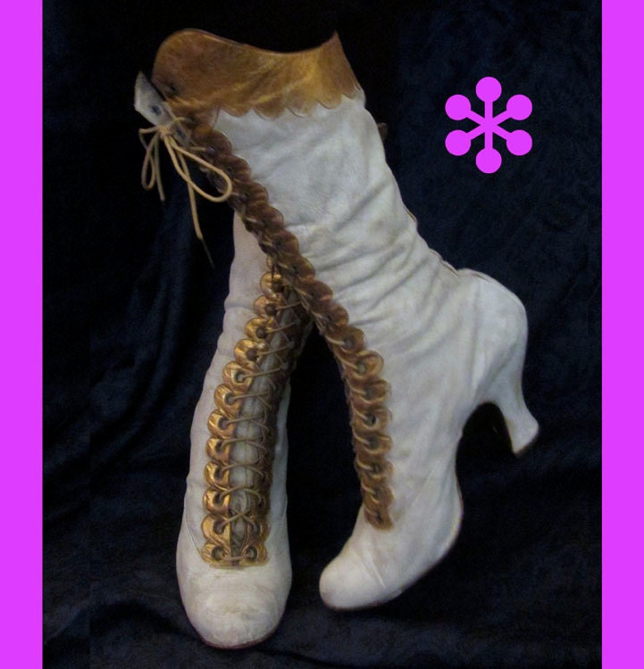 vintage victorian boots